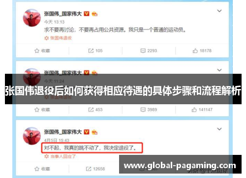 张国伟退役后如何获得相应待遇的具体步骤和流程解析