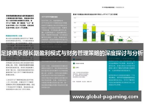 足球俱乐部长期盈利模式与财务管理策略的深度探讨与分析 足球俱乐部长期盈利模式与财务管理策略的深度探讨与分析